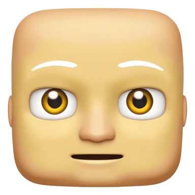 An Roblox Noob Face With An Normal expresion (Just An Bald Yellow Square With Eyes And Mouth) (An Litelar Yellow Square) sticker