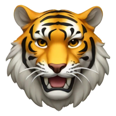 Escudo con un tigre sticker