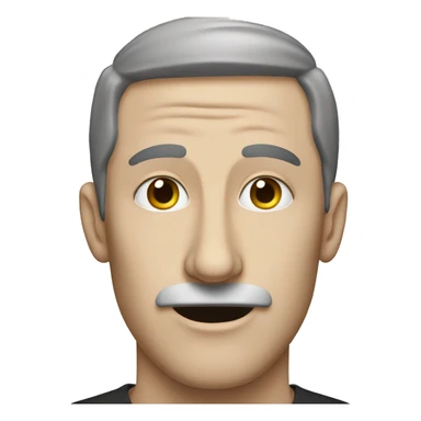 White guy with a long nose sticker