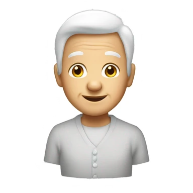 Grandpa, grandma, aunt, mom, dad, daughter, daughter, baby. White  sticker