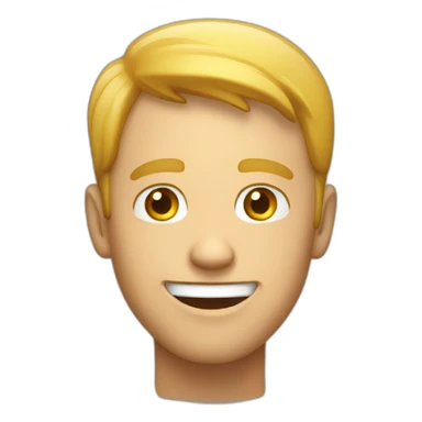 white guy suspicious laugh sticker