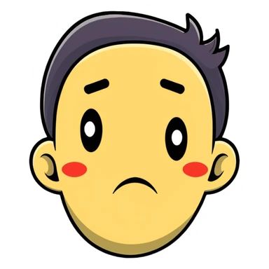 disgusted face sticker