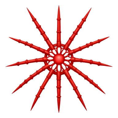 simple Red web, no just the web sticker