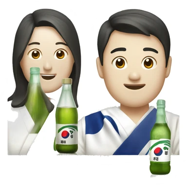 korean soju sticker