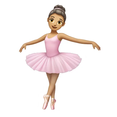 Ballerina che fa un passo di danza classica in indossando un abito lilla, rosa e argento sticker