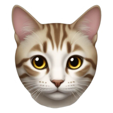 a photo of a cat sticker