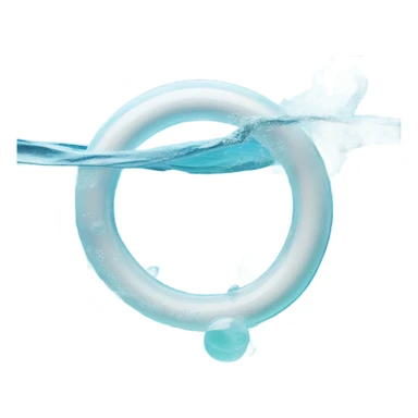 plastic tube underwater sea sticker