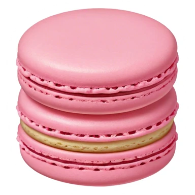 Rosa Pastell Macaron  sticker