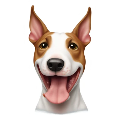 Bull terrier bacon  sticker