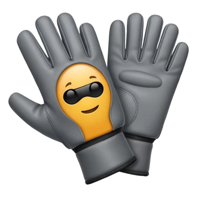 gloves: gris sticker