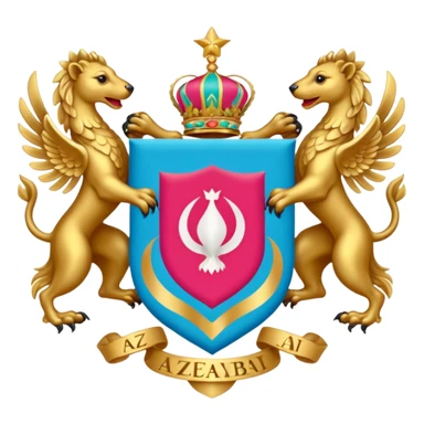 Azərbaycan Gerbi offical  sticker