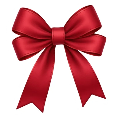 Velvet ribbon sticker