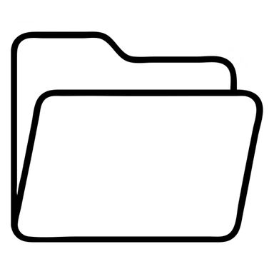 simple pink folder icon sticker