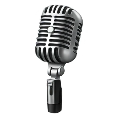 mic as a toon sticker