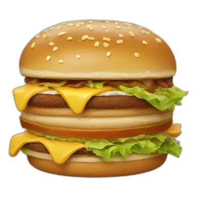 Rotten big mac sticker