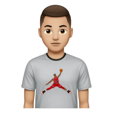 Jordans tee sticker