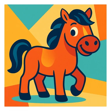 Horse sticker