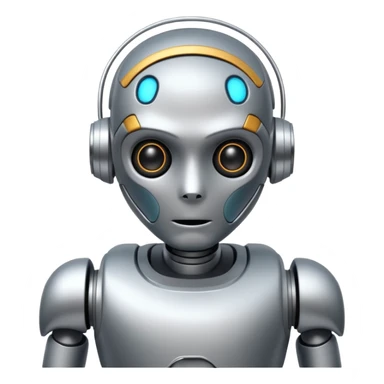 a stupid ai robot  sticker
