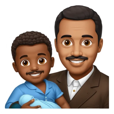puff diddy with nicolas maduro, with baby oil sticker