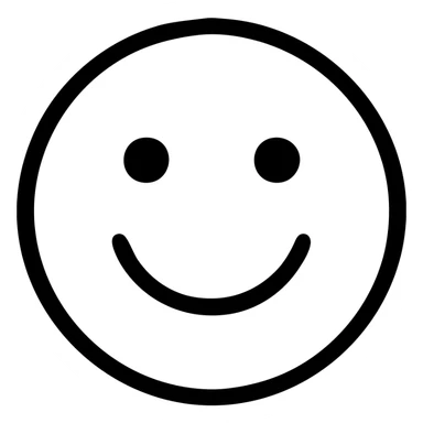 a circle emoji with a stroke sticker