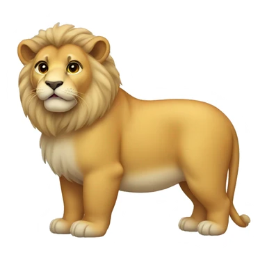 Small lion chub sticker