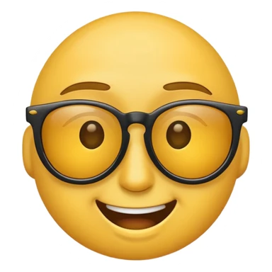 Emoji pulling down sunglasses while raising an eyebrow  sticker
