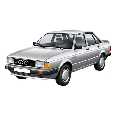 audi 100 c3 1984  sticker