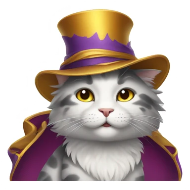 Cat magician sticker