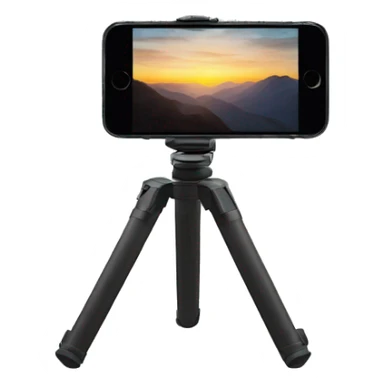 tripod with Iphone sticker