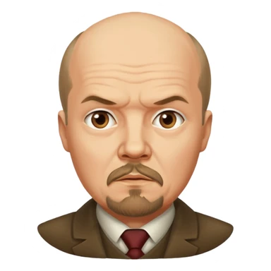 surprised Lenin Realistic sticker