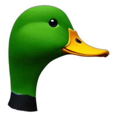 a duck make of blu tak sticker
