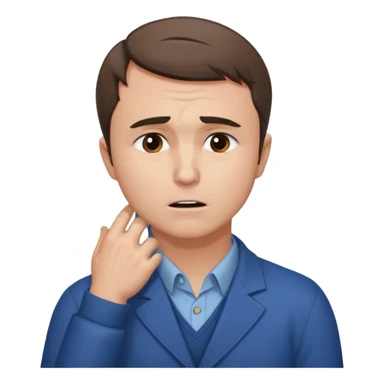 charlie kirk holding his neck with his right hand in pain sticker