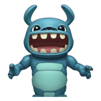 futurama stitch sticker