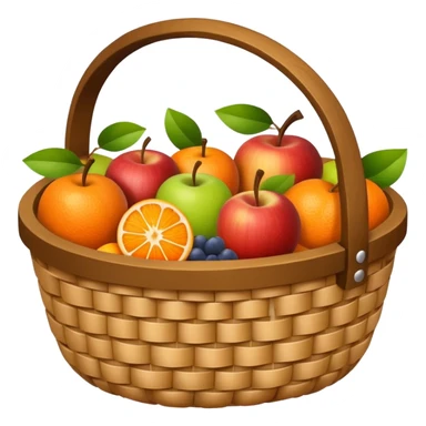 Basket image in professional look sticker