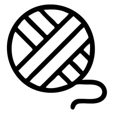 клубок минимализм sticker