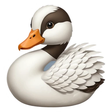 Strong and powerful goose sticker