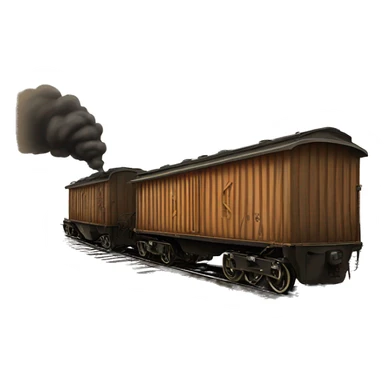 19th century freight train sticker