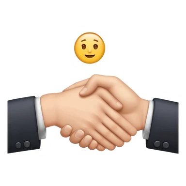 business handshake sticker