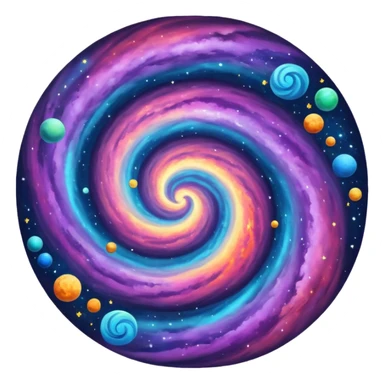 Universe sticker
