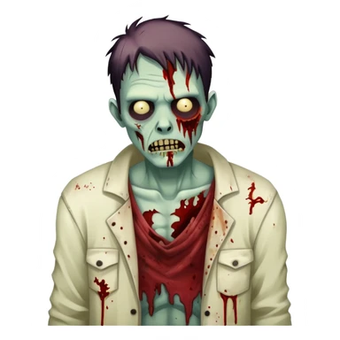 Versão masculina de zumbi sticker