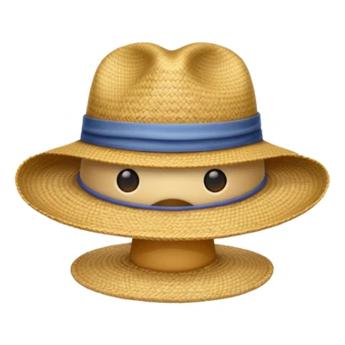 straw hat sticker