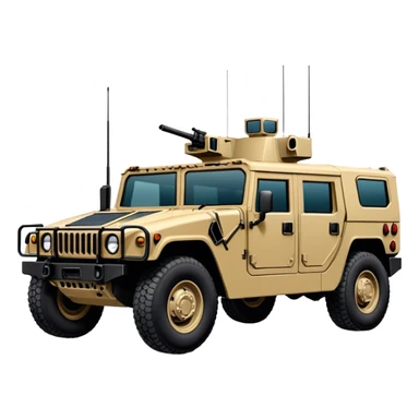 Humvee (HMMWV) (sand colour) sticker