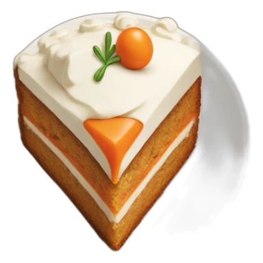 piece of carrot cake sticker