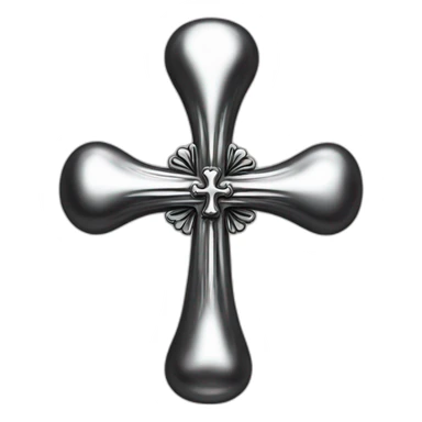 chrome-hearts-cross sticker
