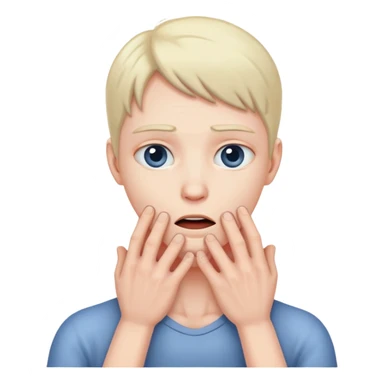 hands around throat sticker