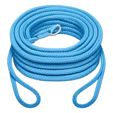 make an emoji of light blue shoe laces sticker