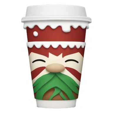 Starbucks holiday cup sticker