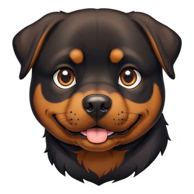 Un perro parecido a un rotwiller sticker