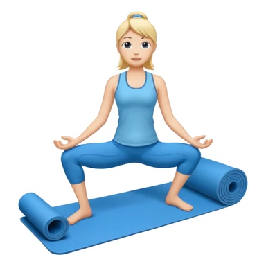 yoga matt sticker