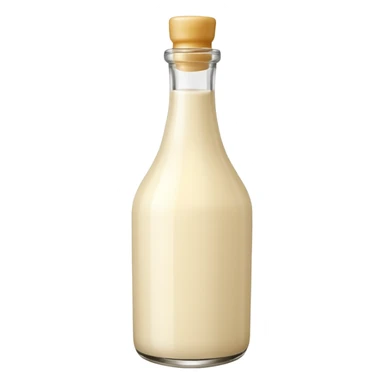 cream sauce bottle  sticker